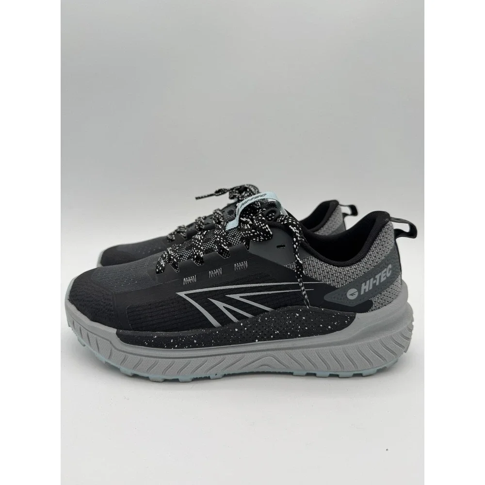 Hi-Tec‎ Women's Running Shoes Size 8.5 Gray Black Athletic Sneakers Lightweight